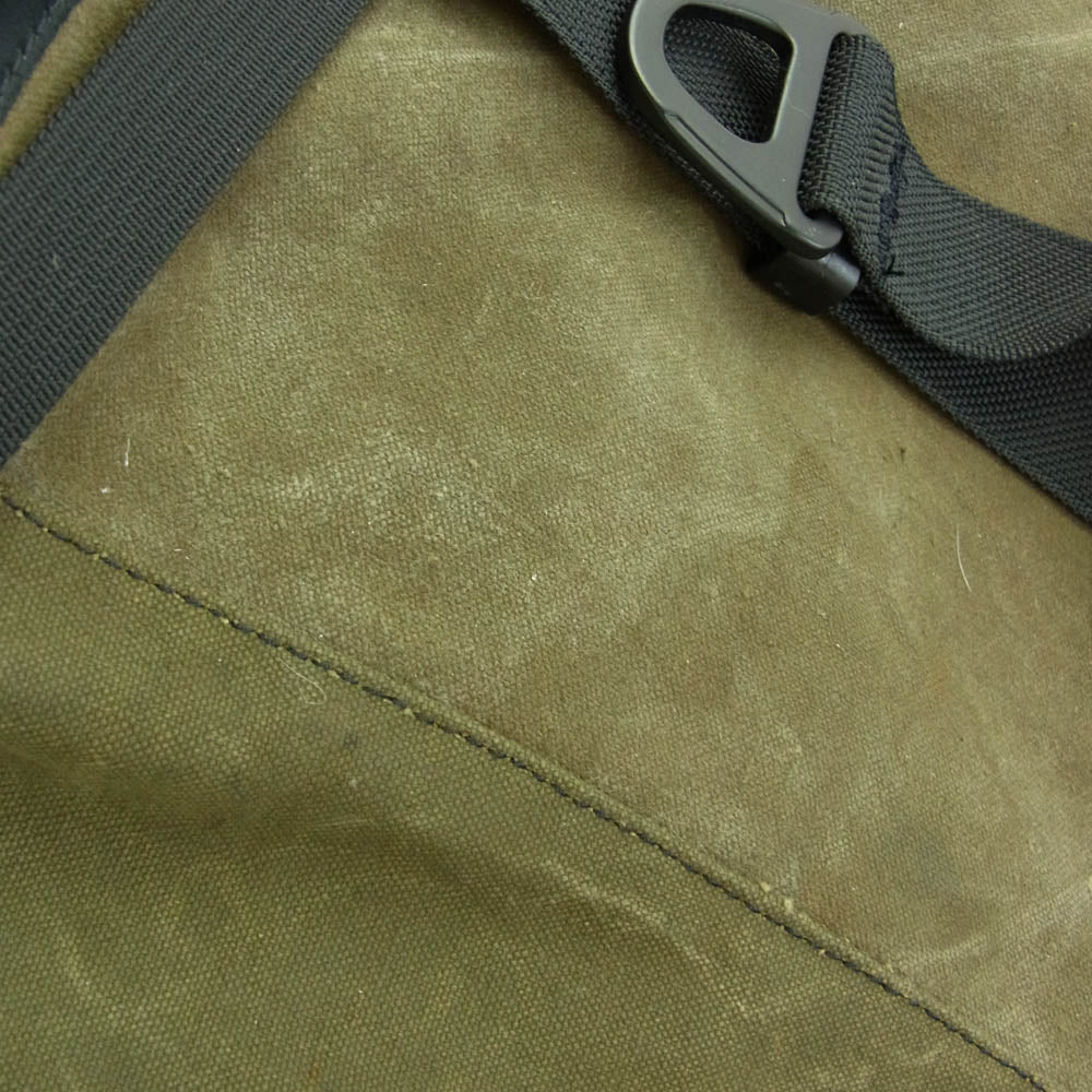 トゥルースデザインス Drop Liner Backpack ブラウン チェストストラップ ウエストストラップ ドロップ ライナー バックパック リュック カーキ系【中古】