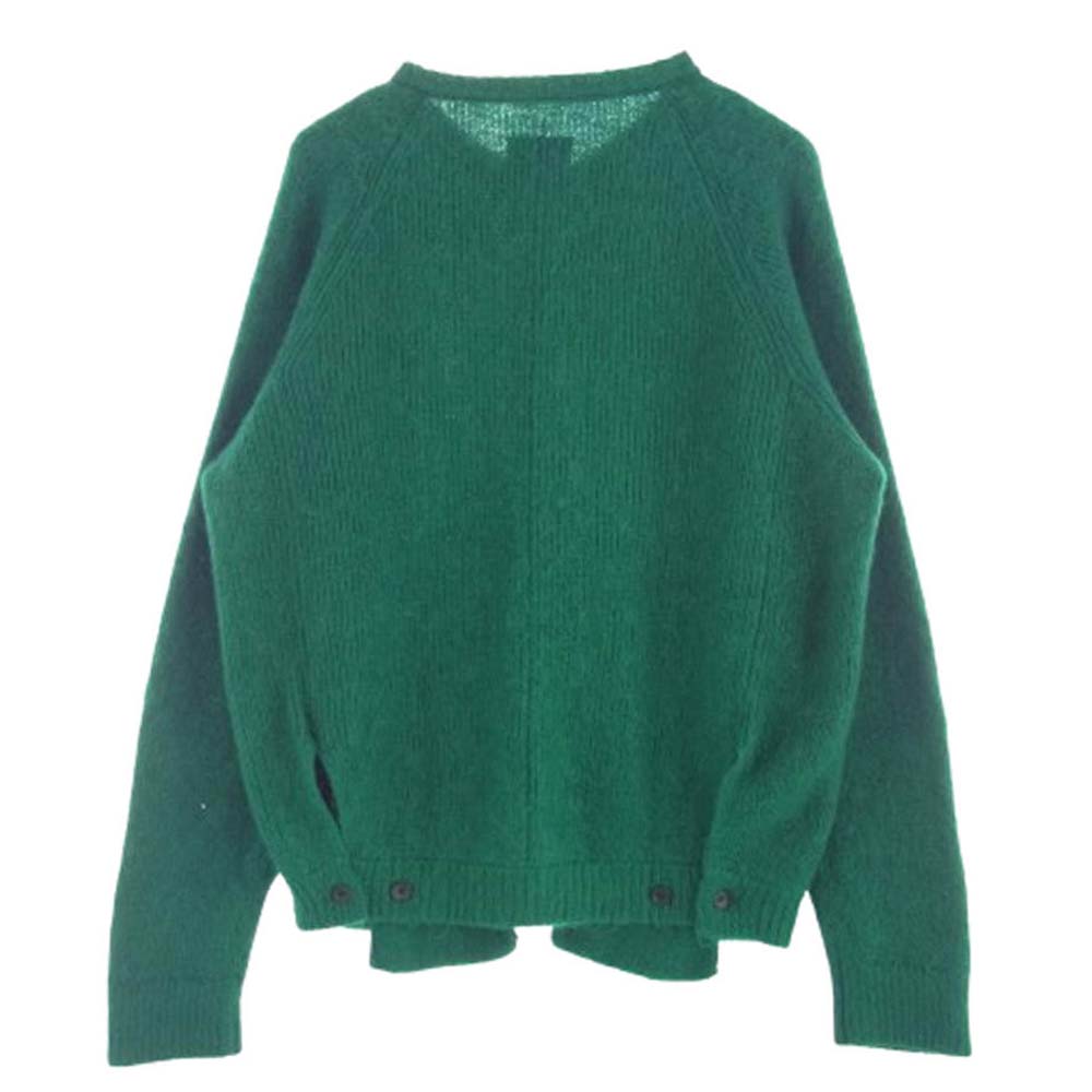 ssstein シュタイン ST.445 KID MOHAIR CARDIGAN キッドモヘア カーディガン グリーン系 L【中古】