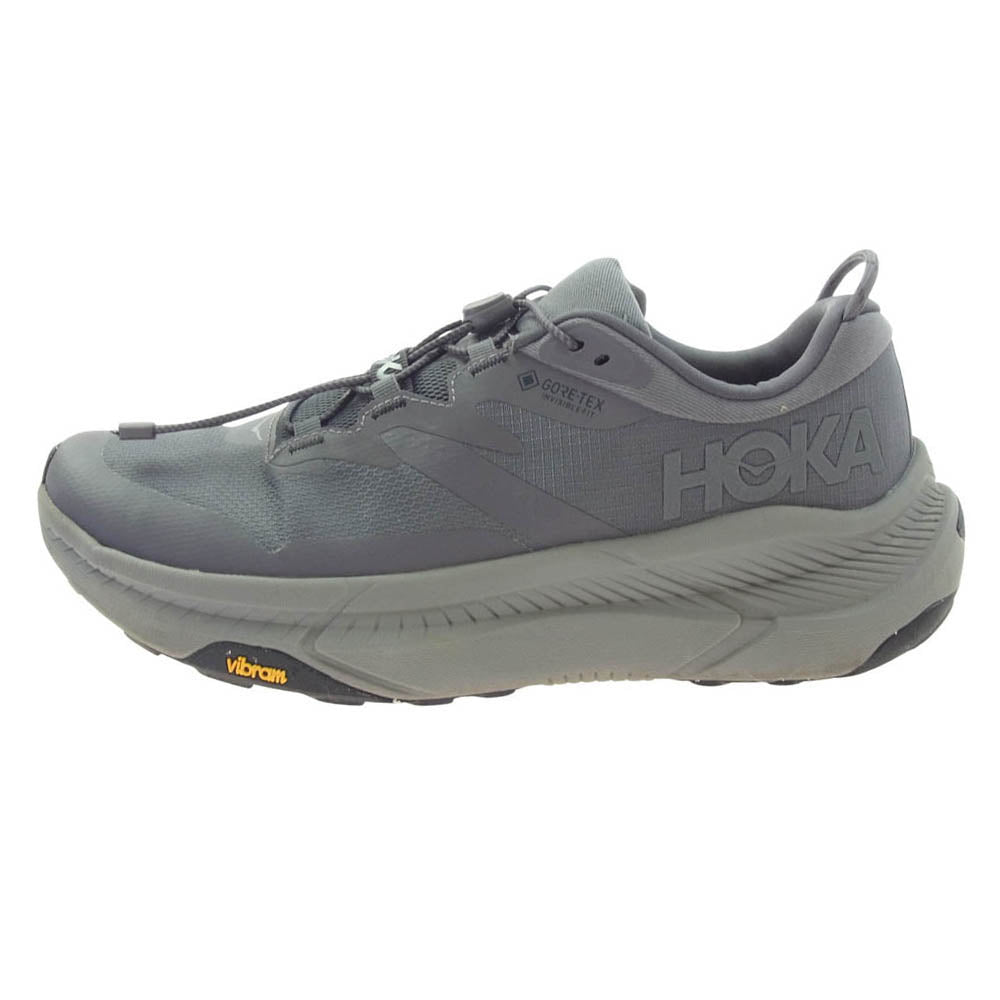 HOKA ONE ONE ホカ オネオネ 1133957 TRANSPORT GTX CORDURA コーデュラ トランスポート トレイル ランニング シューズ グレー系 27cm【中古】