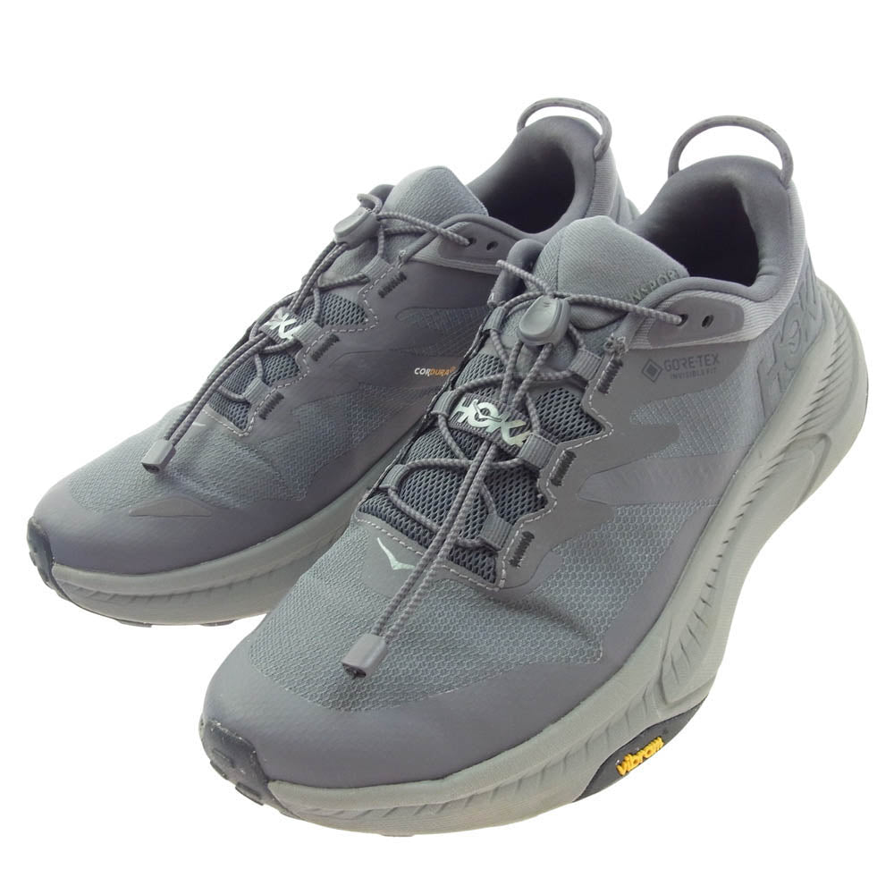 HOKA ONE ONE ホカ オネオネ 1133957 TRANSPORT GTX CORDURA コーデュラ トランスポート トレイル ランニング シューズ グレー系 27cm【中古】 HOKA ONE ONE ホカ オネオネ 1133957 TRANSPORT GTX CORDURA