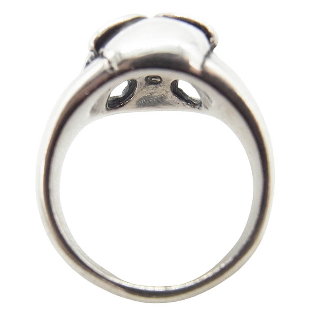 BILL WALL LEATHER ビルウォールレザー Good Luck Scull グッドラック スカル リング シルバー系 14号【中古】