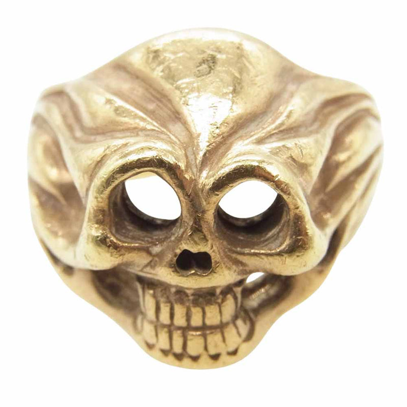BILL WALL LEATHER ビルウォールレザー Ultimate Skull アルティメット スカル リング ゴールドコーティング スターリングシルバー ゴールド系 20.5号【中古】
