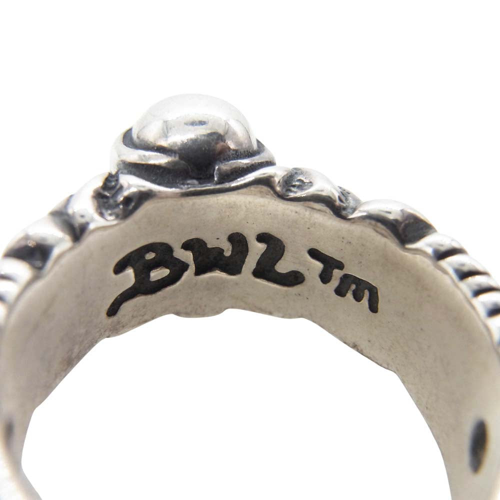 BILL WALL LEATHER ビルウォールレザー Small Ultimate Scull スモール アルティメット スカル リング シルバー系 19号【中古】