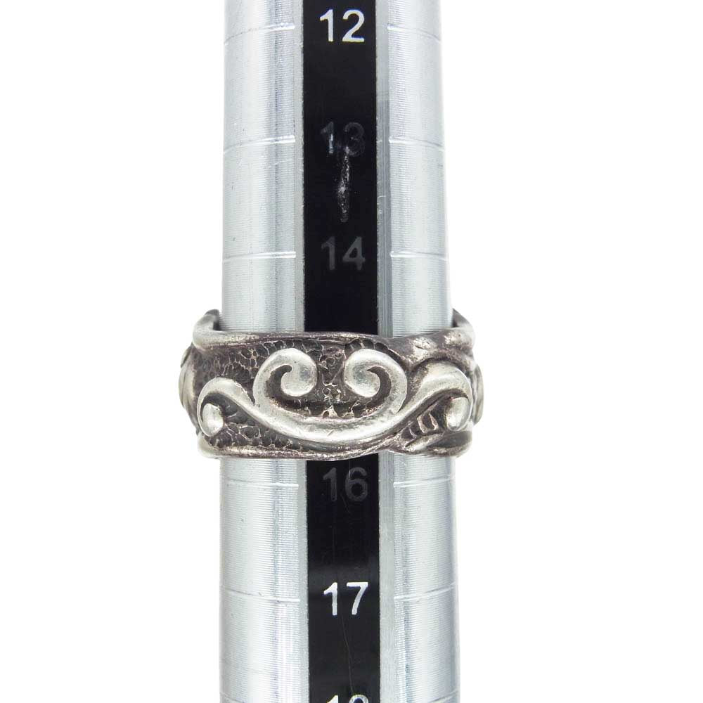 BILL WALL LEATHER ビルウォールレザー ヴィンテージ スカル リング シルバー系 15.5号【中古】
