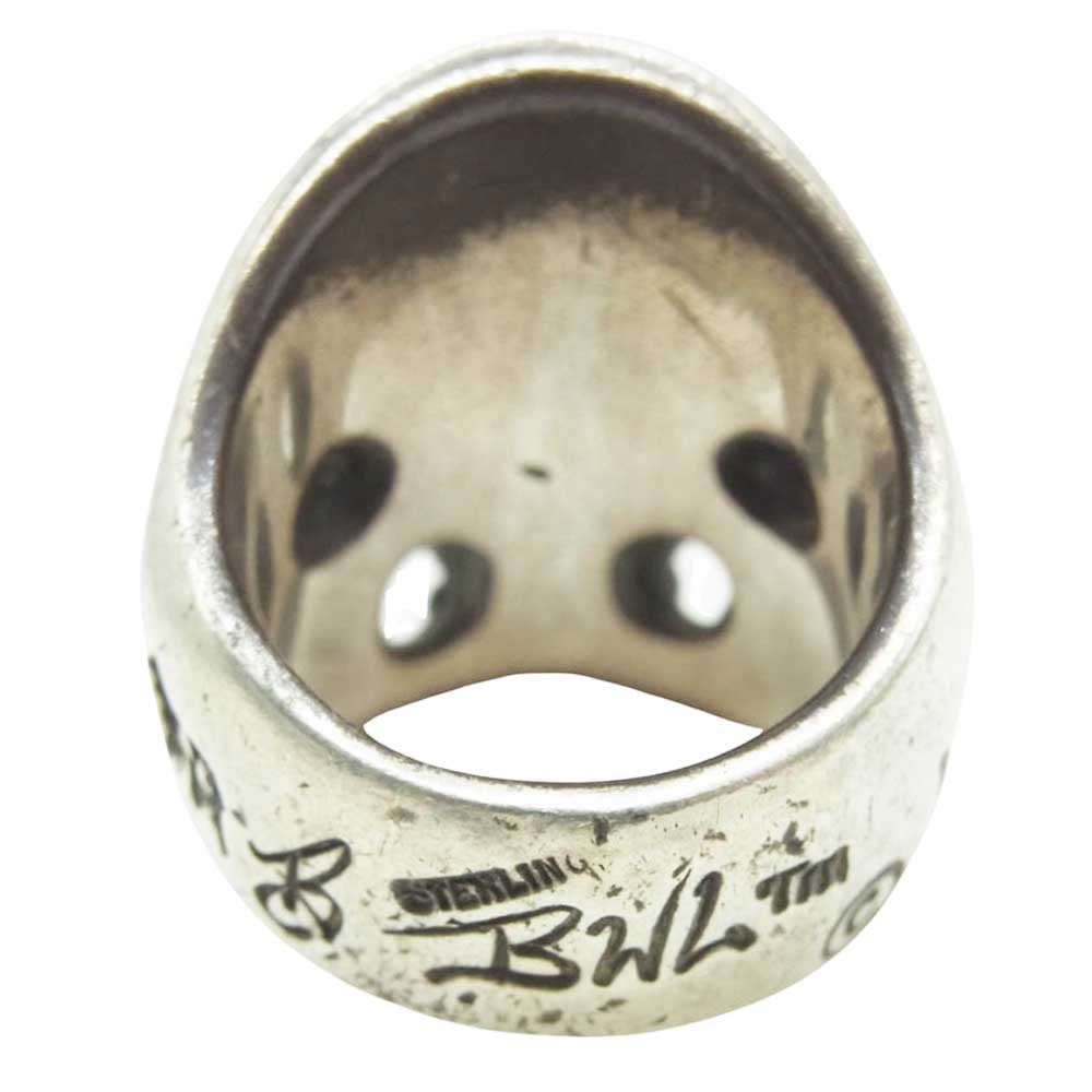 Bill Wall Leather/BWL ビルウォールレザー 50/50 Master Skull Ring w