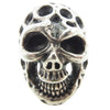 BILL WALL LEATHER ビルウォールレザー MEDIUM Master Skull ミディアム マスタースカル リング w/ホール シルバー系 14.5号【中古】