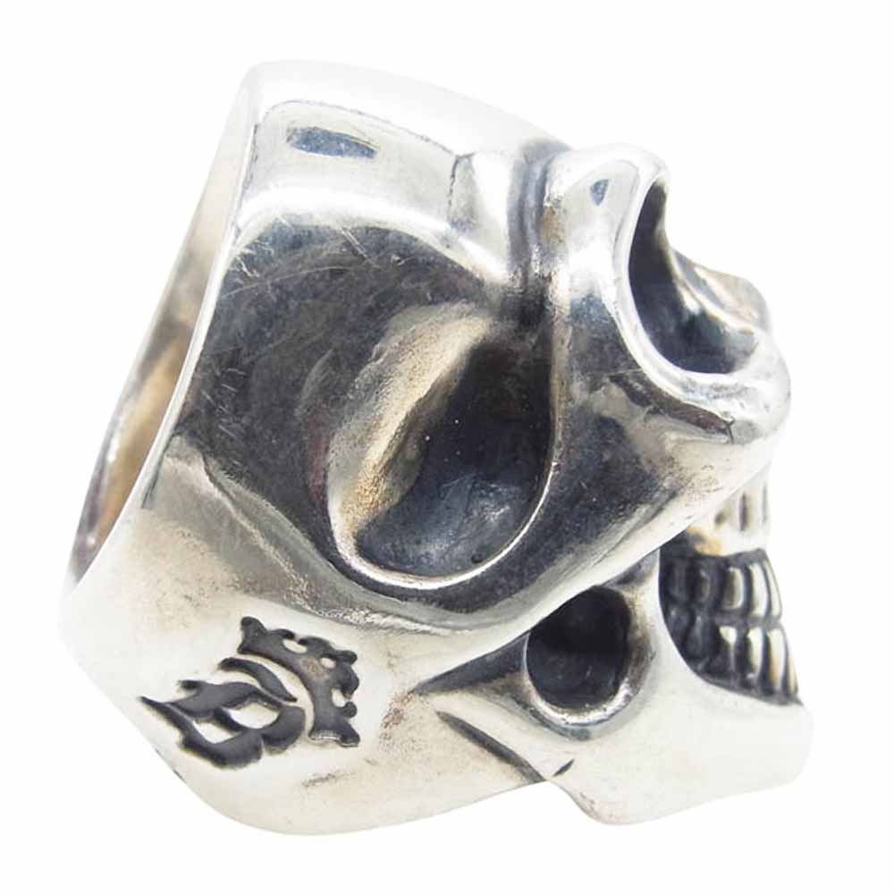 BILL WALL LEATHER ビルウォールレザー Master Skull マスタースカル リング シルバー系 16号【中古】