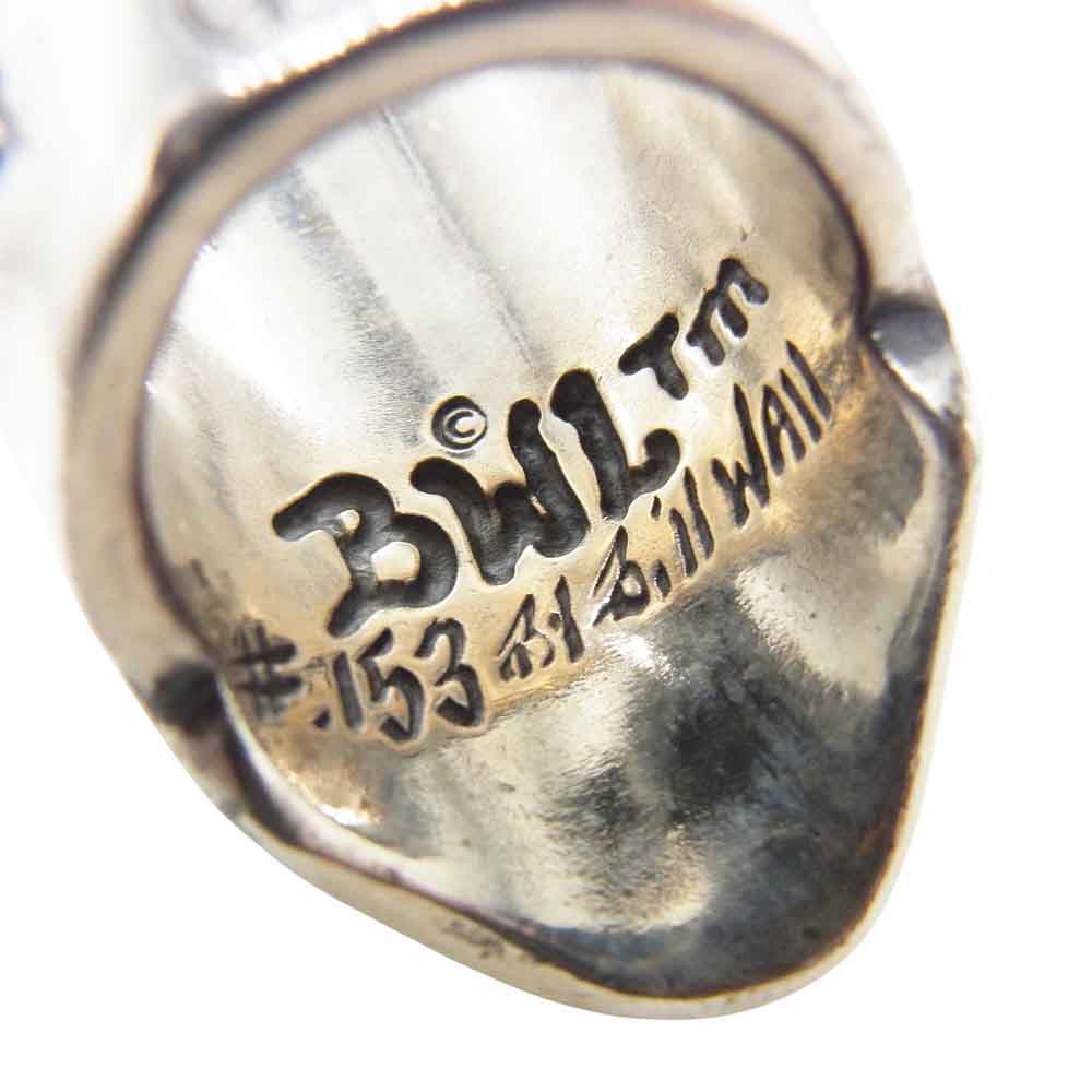 BILL WALL LEATHER ビルウォールレザー Master Skull マスタースカル リング シルバー系 16号【中古】