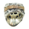 BILL WALL LEATHER ビルウォールレザー Master Skull アルティメット マスター スカル リング w/ ストーンアイ シルバー系 ゴールド系 パープル系 15号【中古】