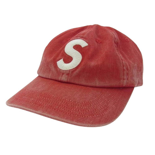 Supreme シュプリーム 25SS Pigment Coated S Logo 6Panel CAP ピグメント コーテッド  Sロゴ 6パネル キャップ レッド系【中古】