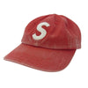 Supreme シュプリーム 25SS Pigment Coated S Logo 6Panel CAP ピグメント コーテッド  Sロゴ 6パネル キャップ レッド系【中古】