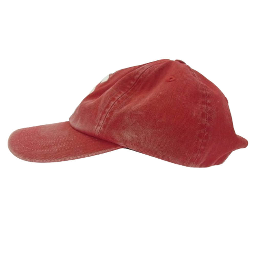 Supreme シュプリーム 25SS Pigment Coated S Logo 6Panel CAP ピグメント コーテッド  Sロゴ 6パネル キャップ レッド系【中古】