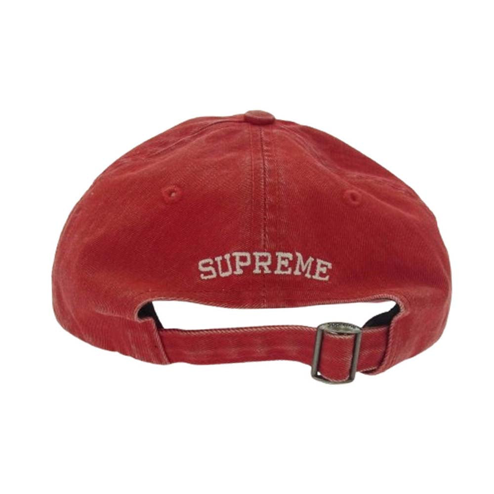 Supreme シュプリーム 25SS Pigment Coated S Logo 6Panel CAP ピグメント コーテッド  Sロゴ 6パネル キャップ レッド系【中古】