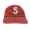 Supreme シュプリーム 25SS Pigment Coated S Logo 6Panel CAP ピグメント コーテッド  Sロゴ 6パネル キャップ レッド系【中古】