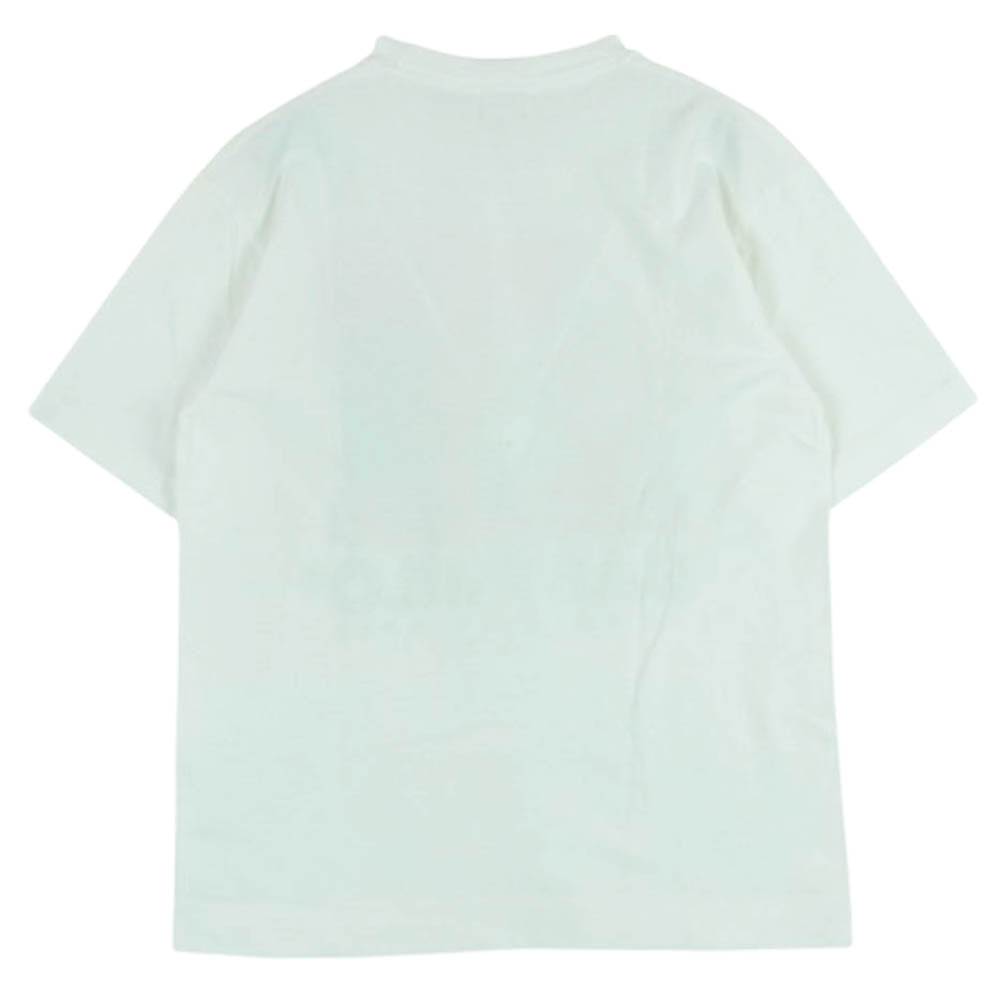 A BATHING APE アベイシングエイプ BABY MILO 桜 プリント 半袖 Tシャツ コットン 日本製 ホワイト系 S5【中古】