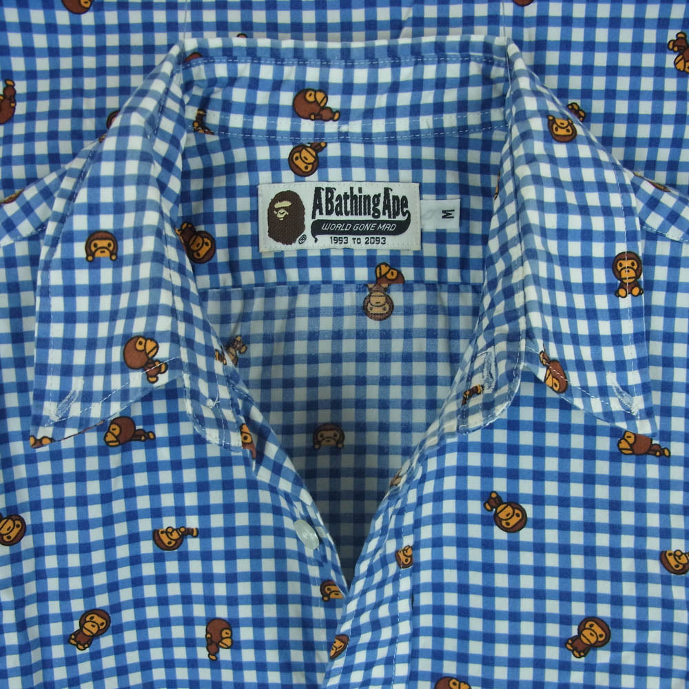 A BATHING APE アベイシングエイプ BABY MILO マイロ ワッペン 総柄