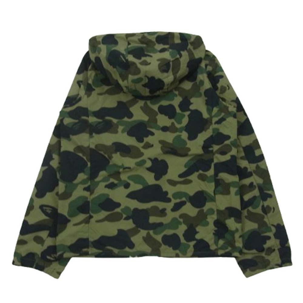 A BATHING APE アベイシングエイプ 猿迷彩 ジップアップ ナイロン