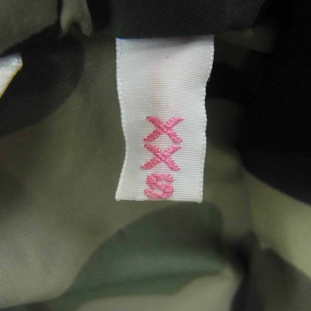 A BATHING APE アベイシングエイプ 猿迷彩 ジップアップ ナイロン ジャケット グリーンカモ グリーン系 XXS【中古】