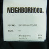 NEIGHBORHOOD ネイバーフッド 24SS 241SPNH-PTM06 TWO TUCK PANTS 2タック スラックス パンツ ブラック系 M5【中古】