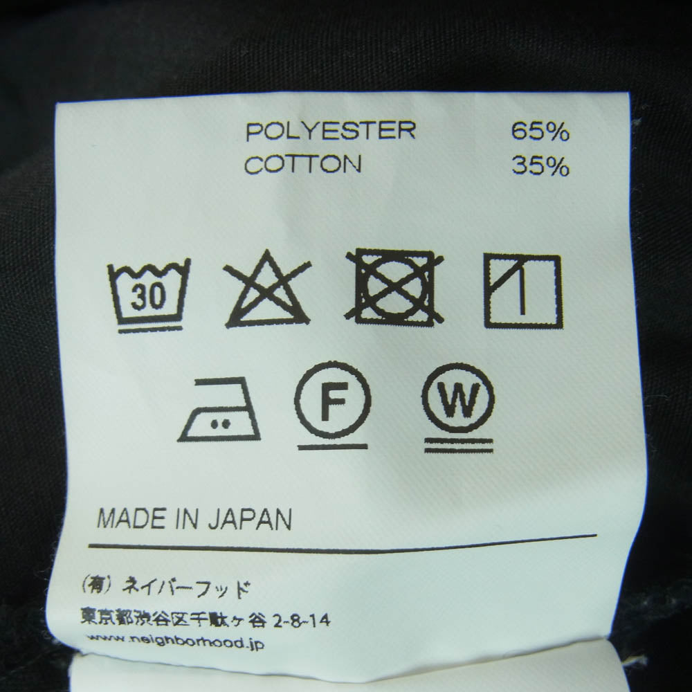 NEIGHBORHOOD ネイバーフッド 24SS 241SPNH-PTM06 TWO TUCK PANTS 2タック スラックス パンツ ブラック系 M5【中古】