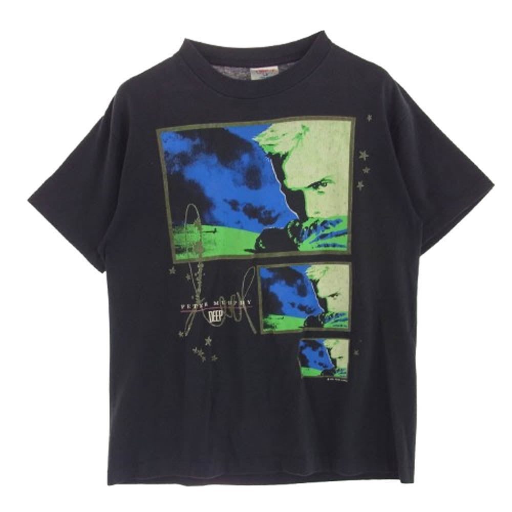 ヴィンテージ 90s USA製 PETER MURPHY ピーター マーフィー Tシャツ ブラック系 M【中古】