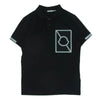 MONCLER モンクレール D109H8300050 84556 CRAIG GREEN クレイググリーン フロントパッチ 半袖 ポロシャツ ブラック系 S5【中古】