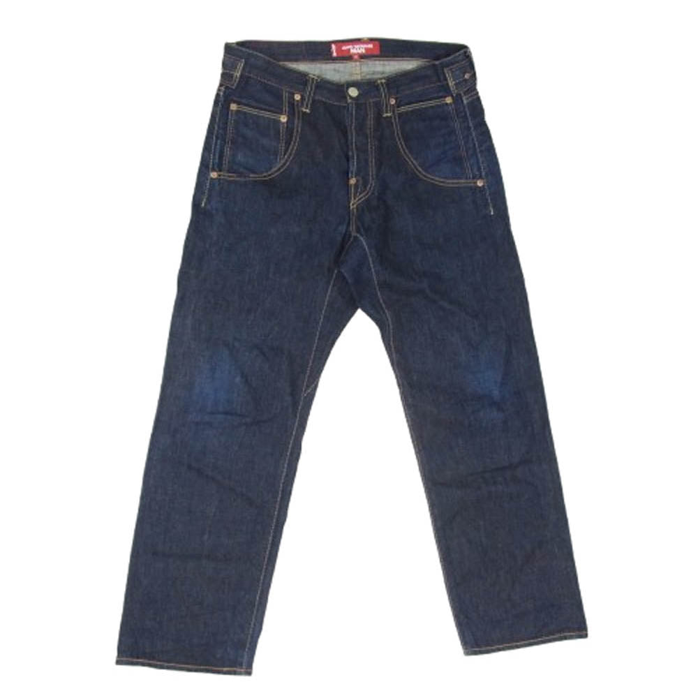 JUNYA WATANABE COMME des GARCONS MAN ジュンヤワタナベコムデギャルソンマン 22AW WJ-P211 LEVI’S リーバイス Wネーム シンチバック インディゴ デニム パンツ インディゴブルー系 S【中古】