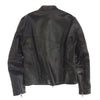 ISAMUKATAYAMA BACKLASH イサムカタヤマバックラッシュ 19AW 1839-01 イタリーホースバケッタ レザー セミダブル ライダース ジャケット ブラック系 S【中古】