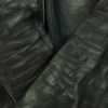 ISAMUKATAYAMA BACKLASH イサムカタヤマバックラッシュ 19AW 1839-01 イタリーホースバケッタ レザー セミダブル ライダース ジャケット ブラック系 S【中古】
