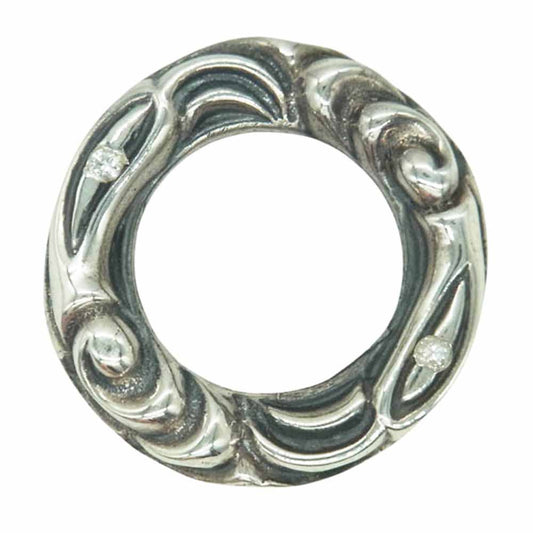 LONE ONES ロンワンズ ミディアム クレーンリング ペンダントトップ アフターダイヤ シルバー系【中古】