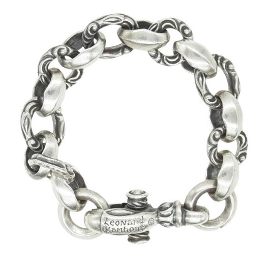 LONE ONES ロンワンズ LEONARD KAMHOUT レナードカムホート 刻印 メイティングフライト コレクション ヘロン ブレスレット シルバー系【中古】