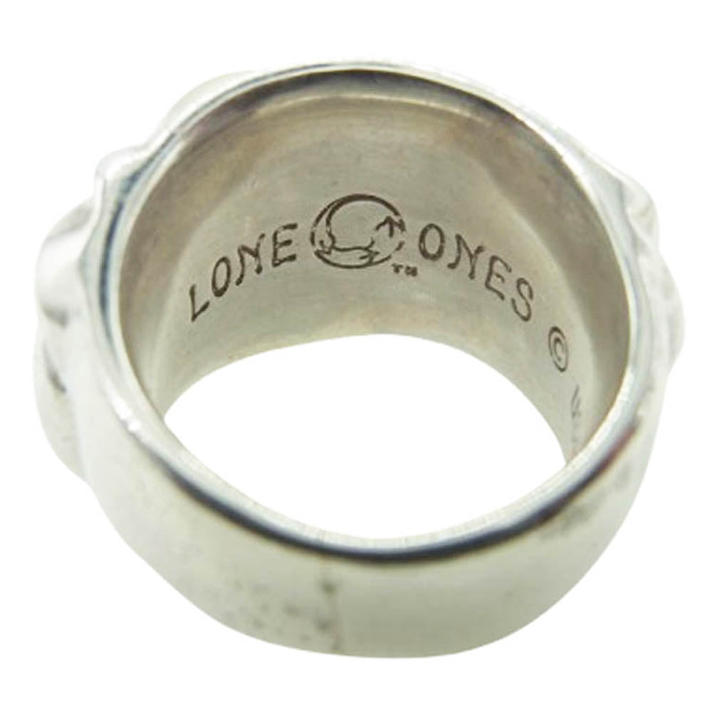 LONE ONES ロンワンズ コスミックユニオンリング 18金ゴールドバーズ 18KYG×シルバー コンビ シルバー系 11.5号【中古】