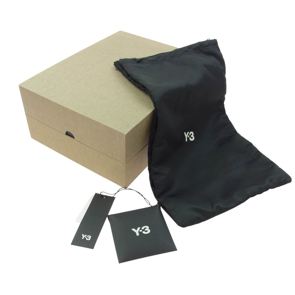 Y-3 Yohji Yamamoto ワイスリー ヨウジヤマモト IG4090 adidas Rivalry Black Off White Clear Brown アディダス ライバルリー ローカット スニーカー ブラック系 27cm【極上美品】【中古】