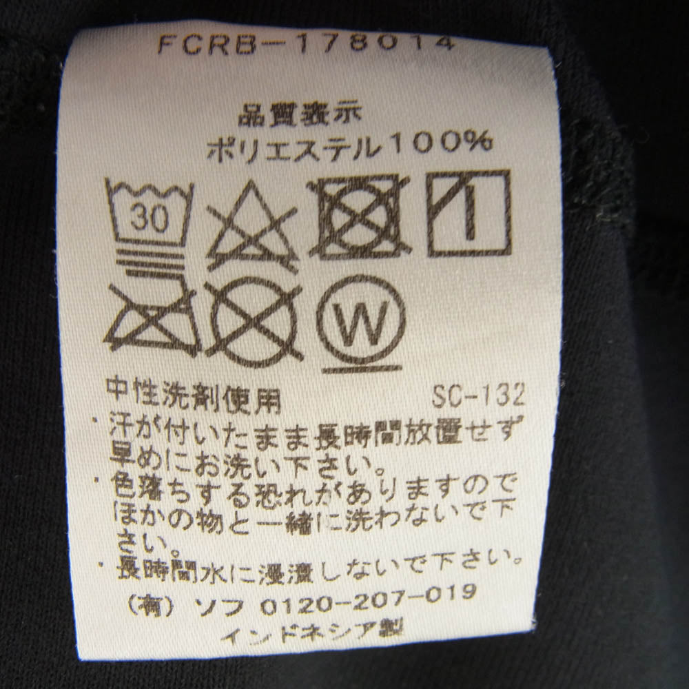F.C.R.B. エフシーアールビー 17AW FCRB-178014 UNDER LAYER TOP アンダー レイヤー 長袖 Tシャツ ブラック系 M【中古】