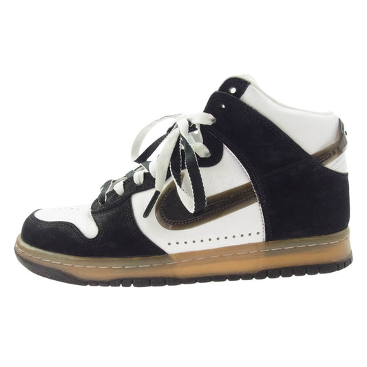 NIKE ナイキ DA1639-101 SLAM JAM スラムジャム DUNK HIGH WHITE CLEAR BLACK ダンク ハイ ホワイト クリア ブラック ハイカット スニーカー 26.5cm【中古】