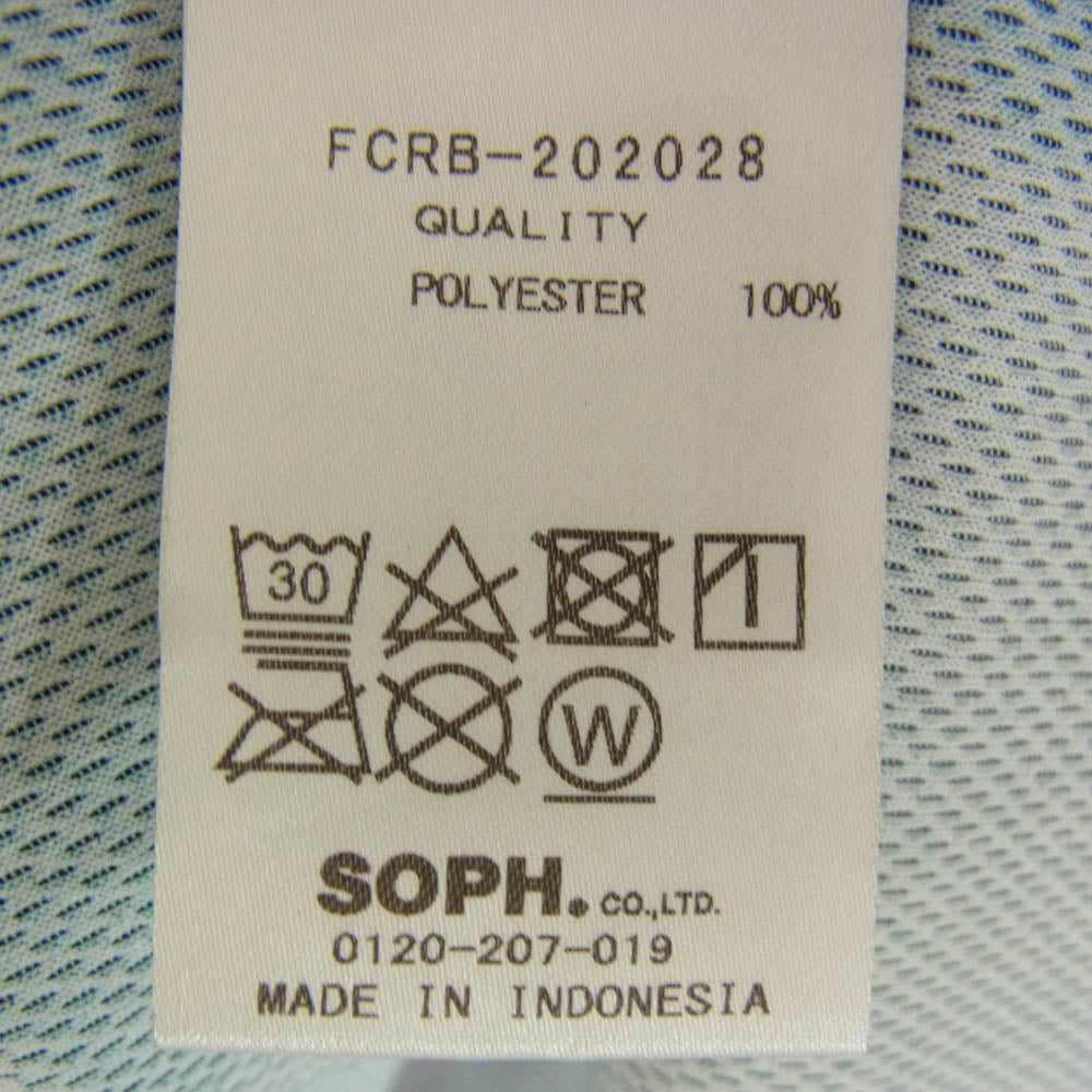 F.C.R.B. エフシーアールビー 20AW FCRB-202028 CAMOUFLAGE PRACTICE L/S TOP カモフラージュ プラクティス 迷彩柄 長袖 Tシャツ ブラック系 S【中古】