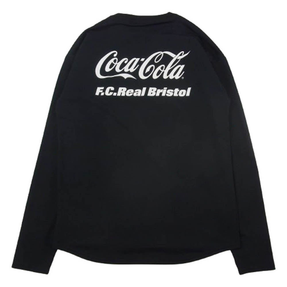 F.C.R.B. エフシーアールビー 20SS FCRB-200005 COCA-COLA L/S TOUR TEE コカ コーラ 長袖 ツアー Tシャツ ブラック系 S【中古】