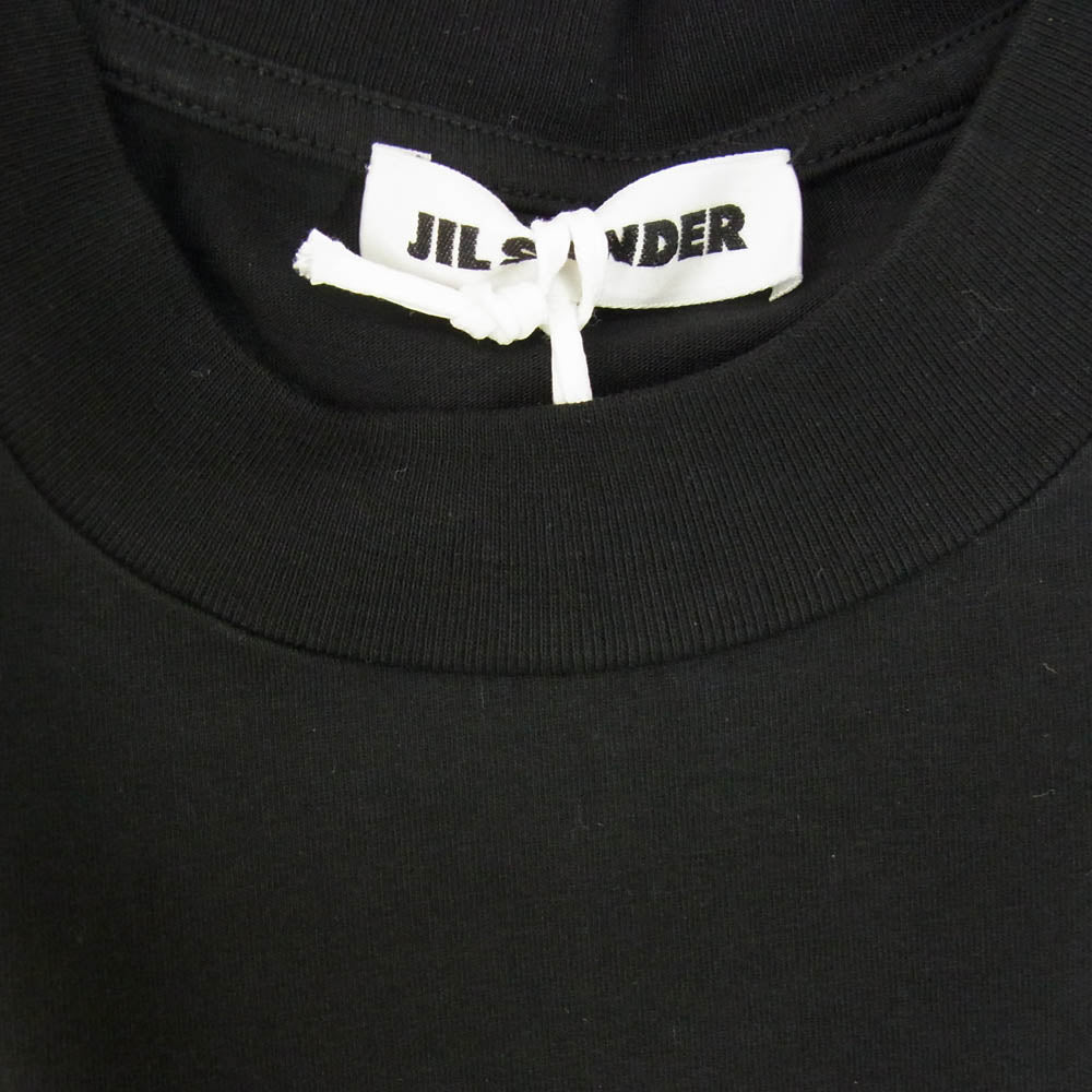 JIL SANDER ジルサンダー J21GC0004 J45084 クルーネック 半袖 Tシャツ ブラック系 M【美品】【中古】