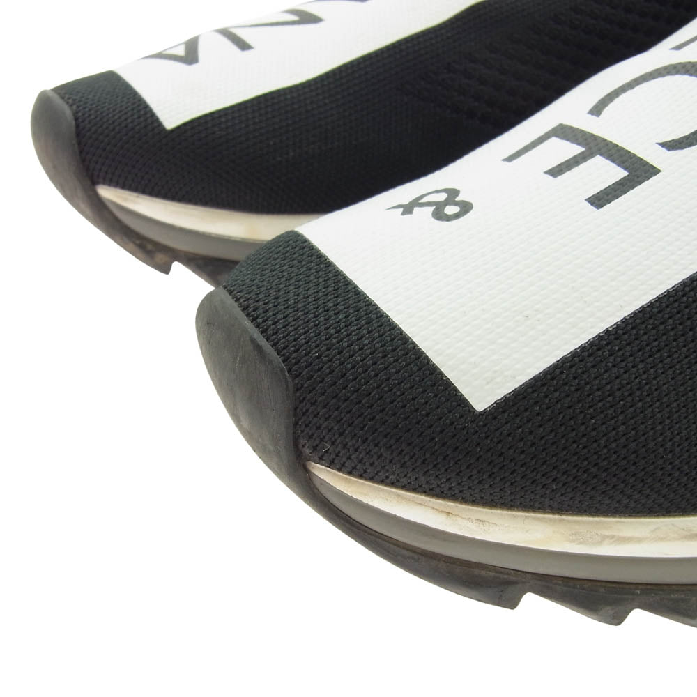 DOLCE&GABBANA ドルチェアンドガッバーナ CS1713 AH677 Sorrento Melt ソレント スリッポン スニーカー ブラック系 45【中古】