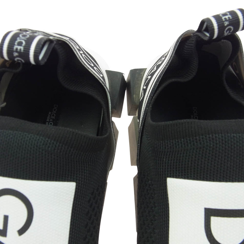 DOLCE&GABBANA ドルチェアンドガッバーナ CS1713 AH677 Sorrento Melt ソレント スリッポン スニーカー ブラック系 45【中古】