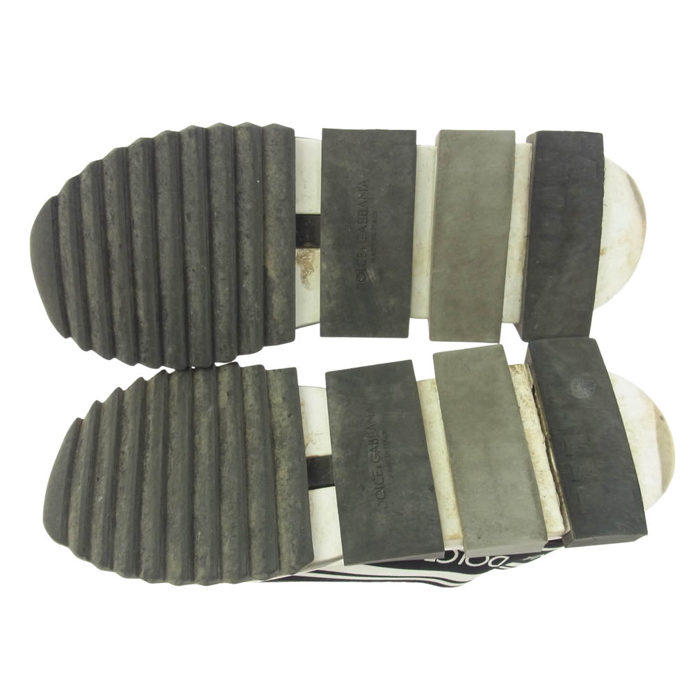 DOLCE&GABBANA ドルチェアンドガッバーナ CS1713 AH677 Sorrento Melt ソレント スリッポン スニーカー ブラック系 45【中古】