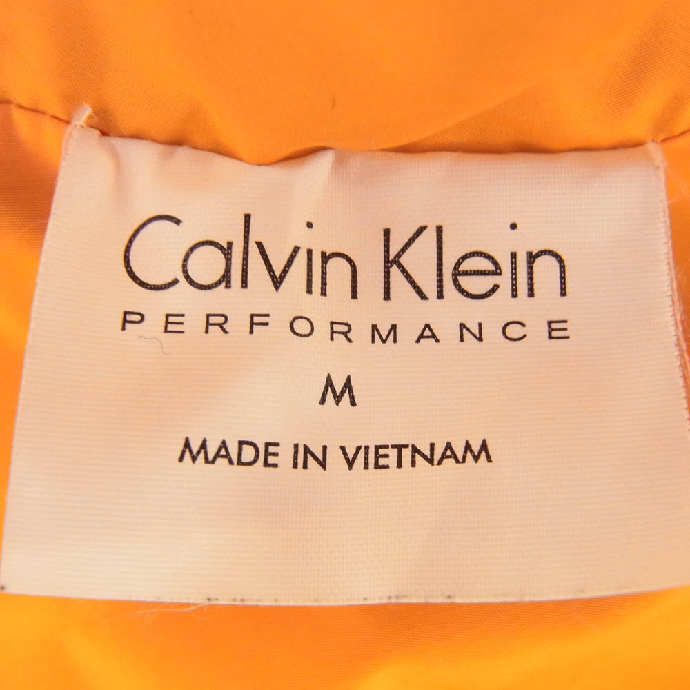 CALVIN KLEIN カルバンクライン 4MF9O592 リバーシブル 2WAY ナイロン ジャケット グレー系 オレンジ系 M【中古】