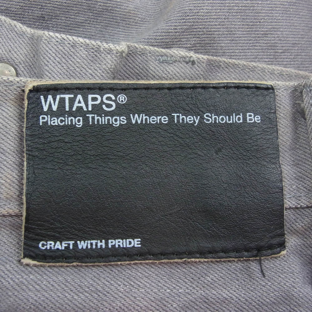 WTAPS ダブルタップス 121GWDT-PTM04 BLUES COLORWAY コットン デニム パンツ グレー系 S【中古】