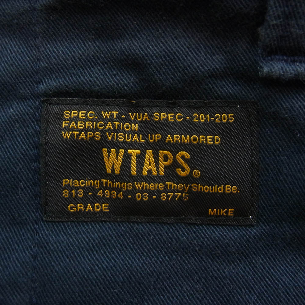 WTAPS ダブルタップス 121LTDT-PTM02 TROUSERS COTTON CHINO コットン チノ トラウザーズ パンツ ネイビー系 M【中古】