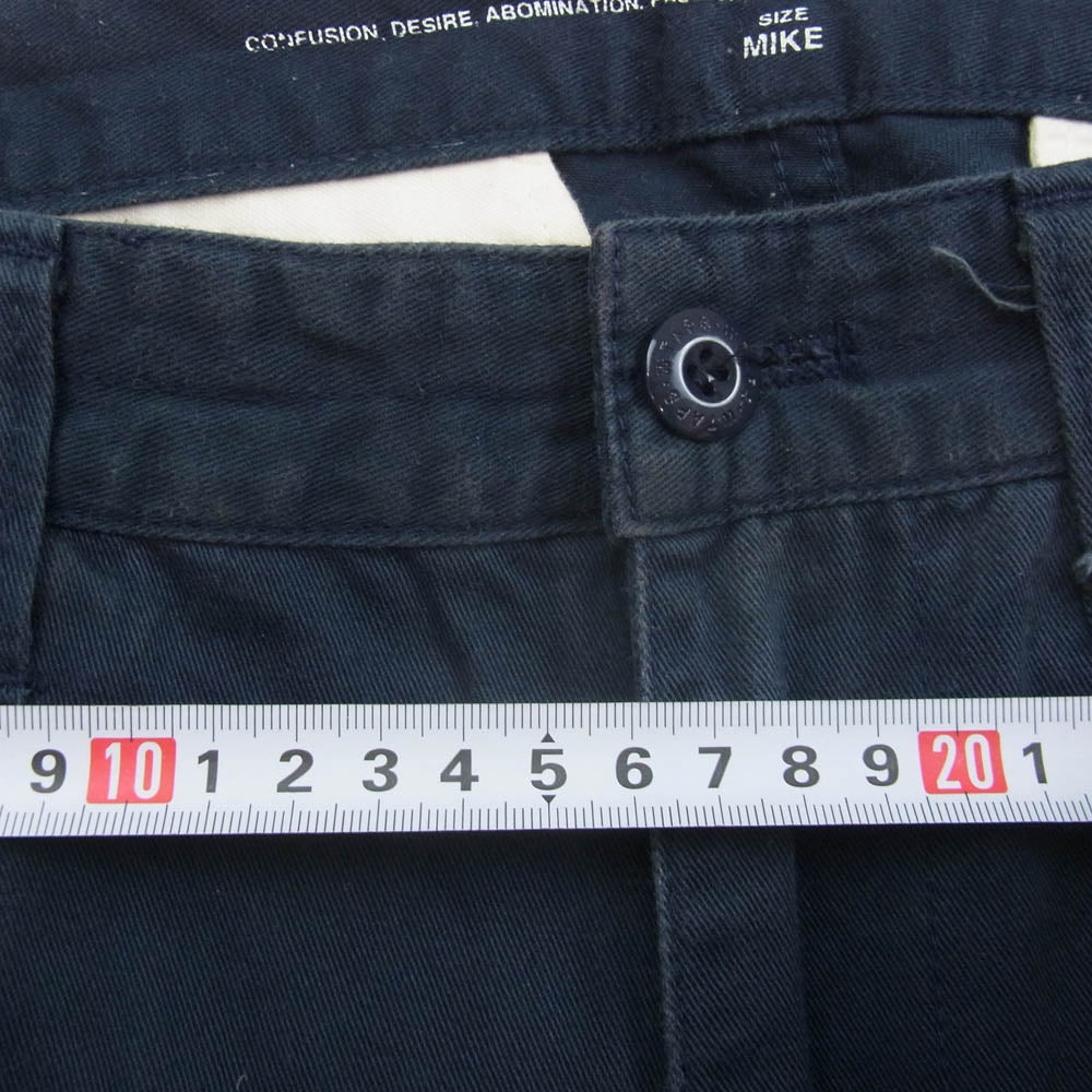 WTAPS ダブルタップス 121LTDT-PTM02 TROUSERS COTTON CHINO コットン チノ トラウザーズ パンツ ネイビー系 M【中古】