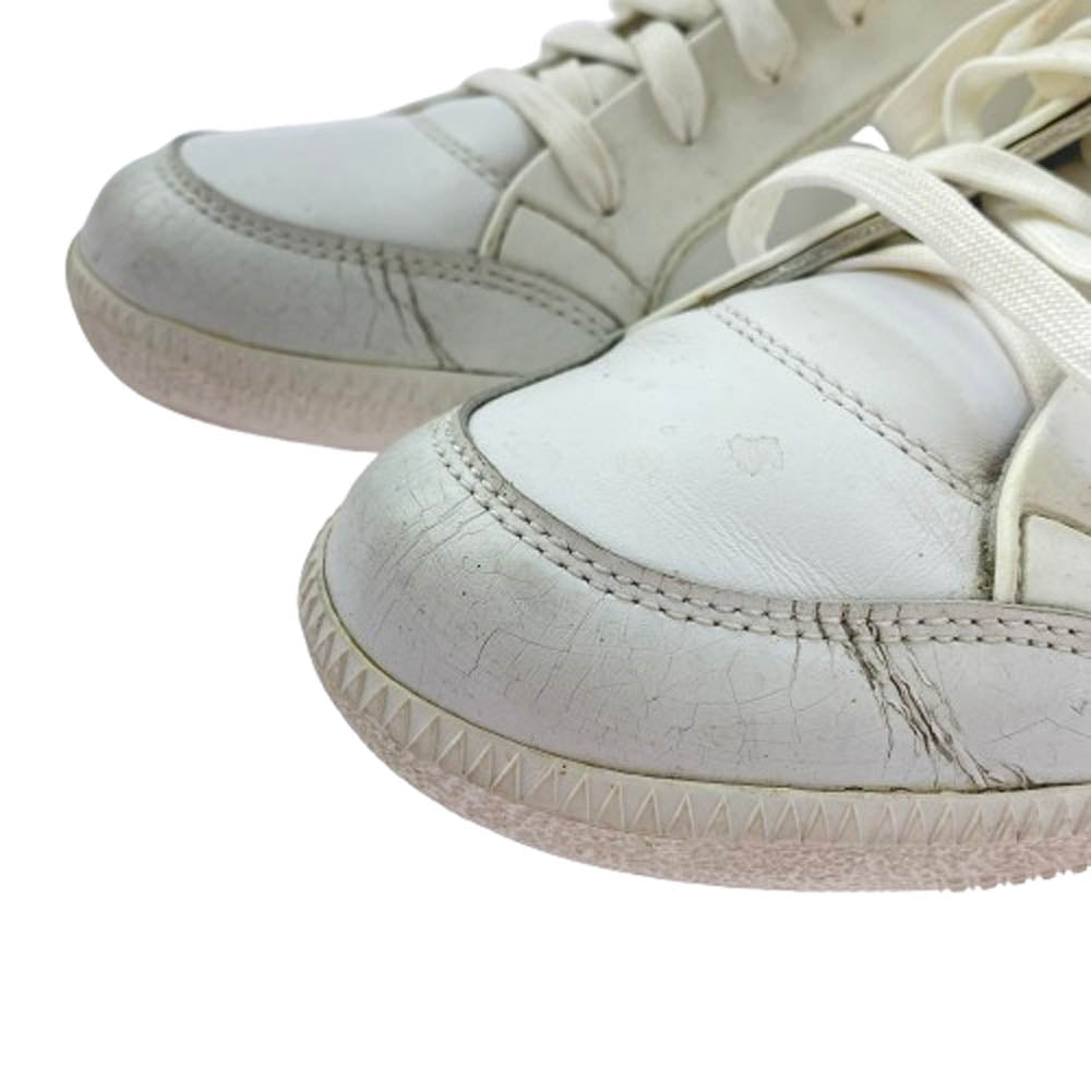 Emporio Armani エンポリオ・アルマーニ レザー ローカット スニーカー ホワイト系 EUR41.5【中古】