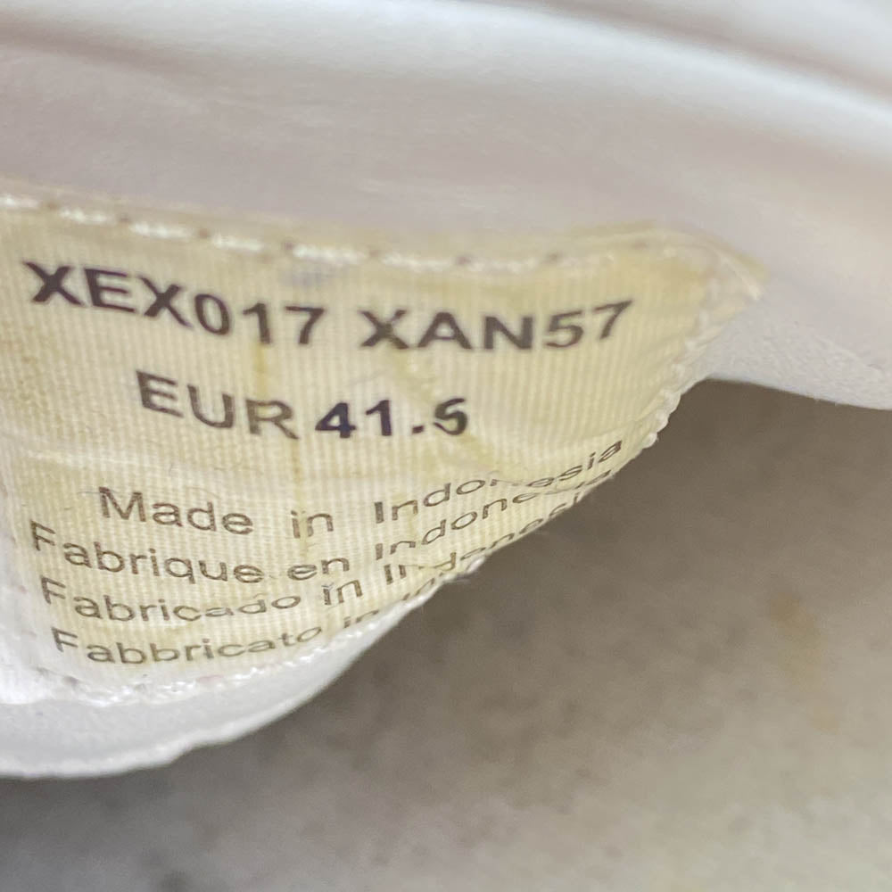 Emporio Armani エンポリオ・アルマーニ レザー ローカット スニーカー ホワイト系 EUR41.5【中古】