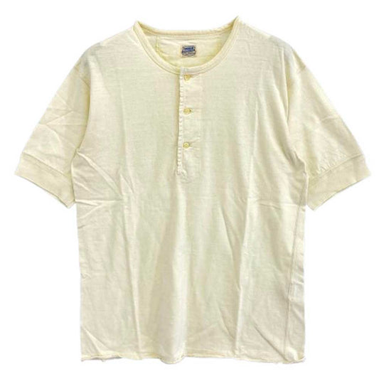 TENDERLOIN テンダーロイン T-HENRY ヘンリーネック 半袖 Tシャツ オフホワイト系 S【中古】