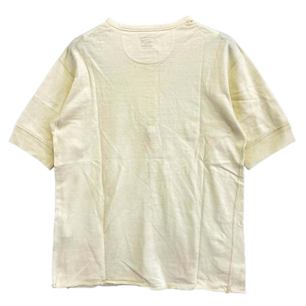 TENDERLOIN テンダーロイン T-HENRY ヘンリーネック 半袖 Tシャツ オフホワイト系 S【中古】