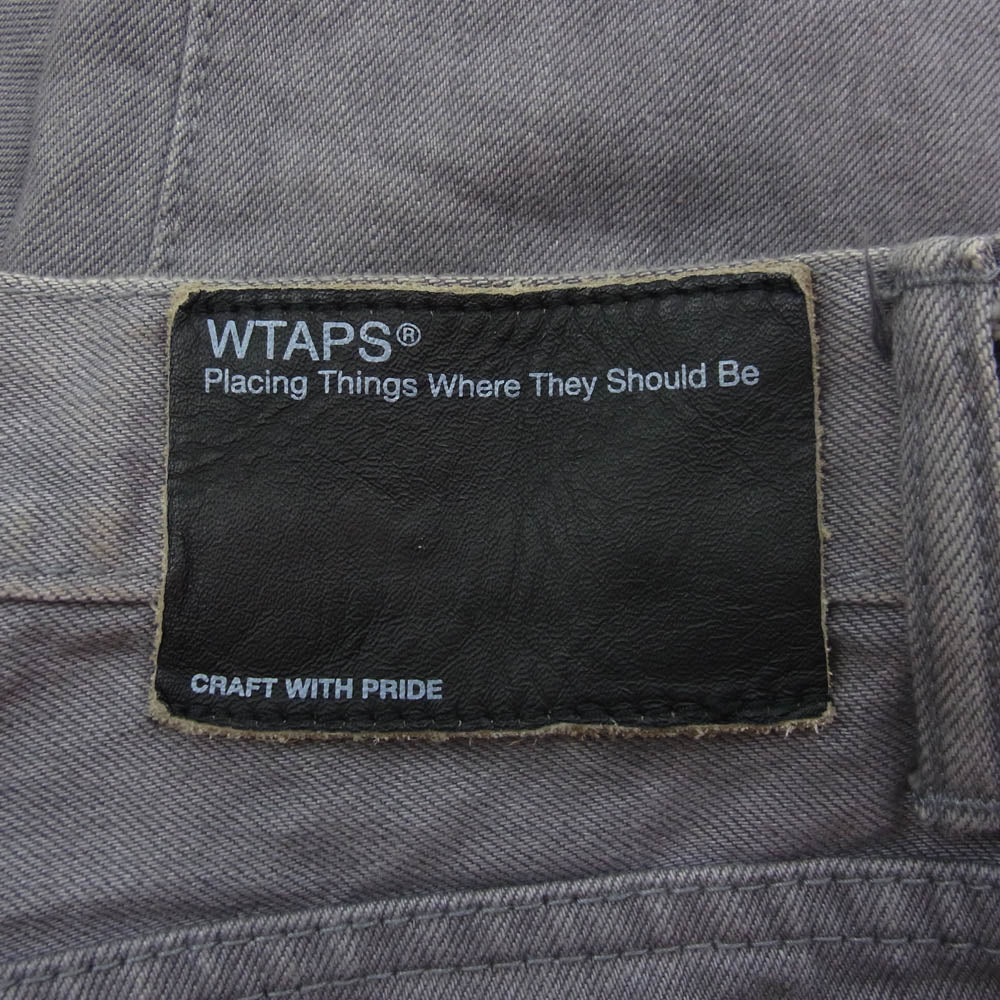 WTAPS ダブルタップス 12SS 121GWDT-PTM04 BLUES COLORWAY コトン デニム パンツ グレー系 S【中古】